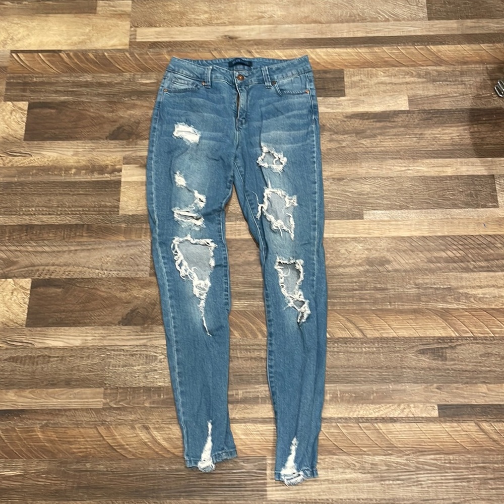 skinny ripped jeans